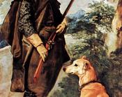 迭戈罗德里格斯德席尔瓦委拉斯贵支 - Portrait of Cardinal Infante Ferdinand of Austria with Gun and Dog